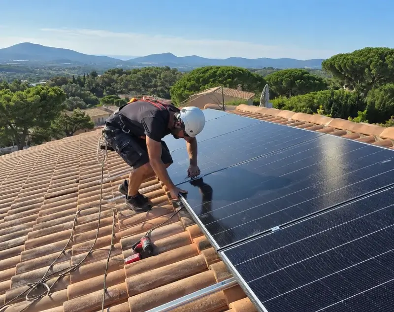 Installateur panneaux solaires Collobrières — pose photovoltaïque sur toiture
